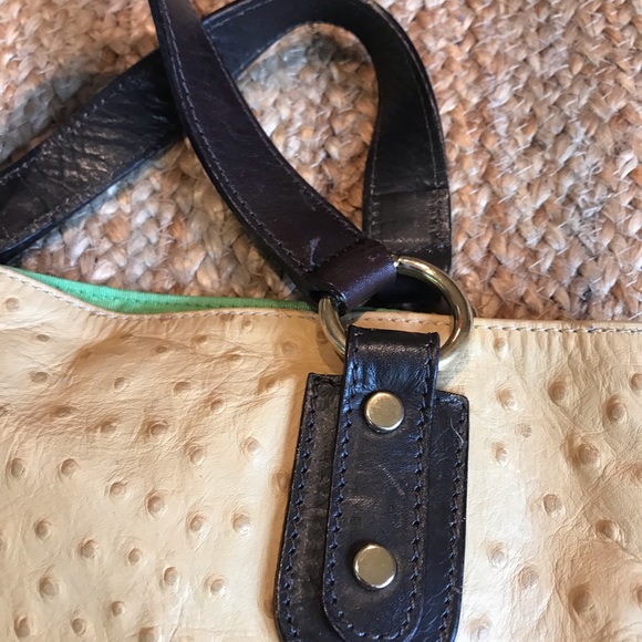 Maurizio Taiuti made in Italy 🇮🇹 genuine embossed leather with fabric lining - Picture 5 of 7